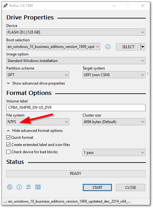 rufus usb tool partition schemes explained